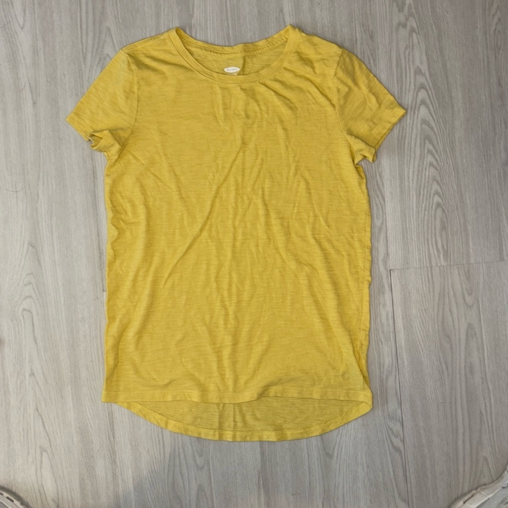 🛍OLD NAVY yellow girls  t-shirt XL(14)